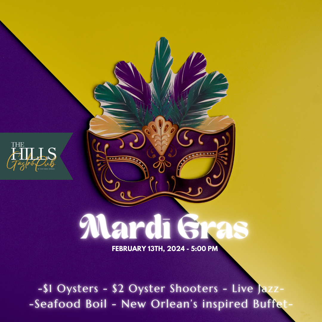 Simple Mardi Gras Instagram Post